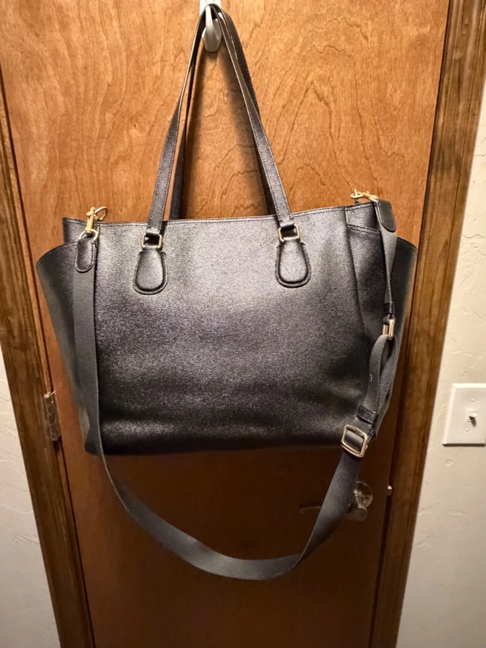 Coach Leather Diaper / Baby Bag